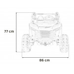 Elektrická Bugina - Racing Road 2000 - čierna